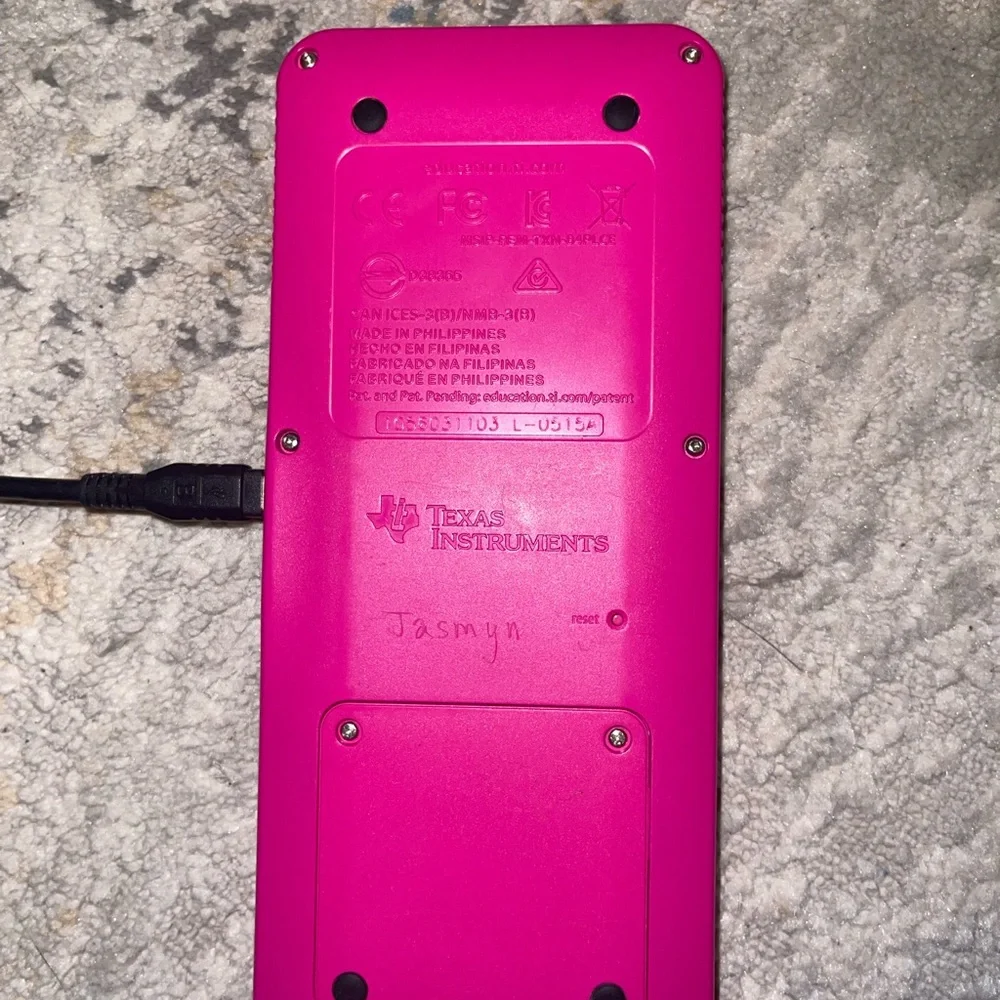 Texas Instruments Pink Graphing Calculator - Picture 2 of 4
